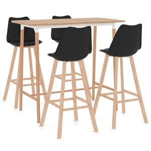 Бар комплект от 5 части, черен