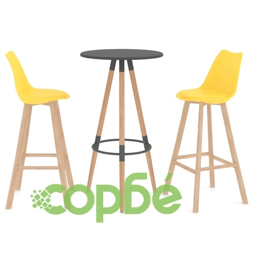 Бар комплект от 3 части, жълт ➤ топ цена ➤ sorbe.bg