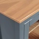Висок шкаф Hill сив 90x40x180 см борово дърво масив