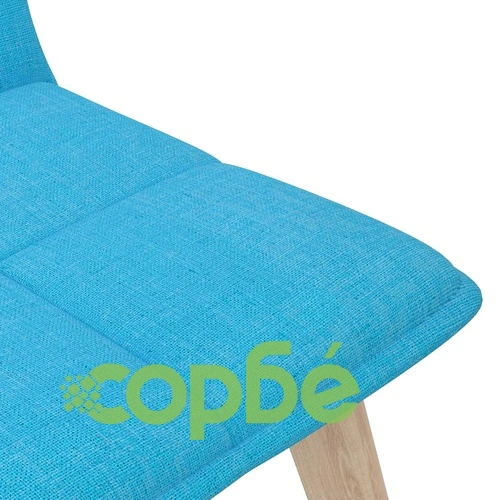 Трапезни столове, 6 бр, сини ➤ топ цена ➤ sorbe.bg