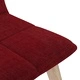 Трапезни столове, 6 бр, виненочервени