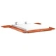 Рамка за легло японски футон, акациево дърво масив, 140x200 см