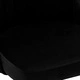 Трапезни столове, 4 бр, черни, кадифе