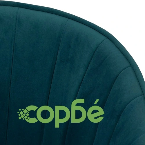 Трапезни столове, 6 бр, сини, кадифе ➤ топ цена ➤ sorbe.bg