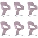 3056593  Dining Chairs 6 pcs Pink Velvet (3x287779)