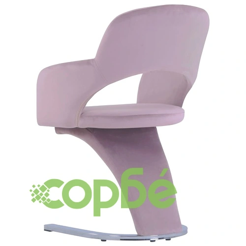 3056593  Dining Chairs 6 pcs Pink Velvet (3x287779) ➤ топ цена ➤ sorbe.bg
