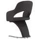 3056607  Dining Chairs 6 pcs Brown Faux Leather (3x287785)