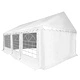 Градинска шатра, PVC, 4x6 м, бяла