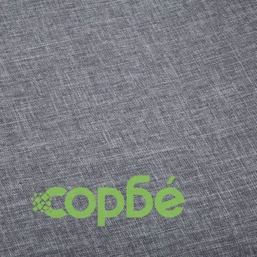 Трапезни столове, 4 бр, тъмносиви, текстил ➤ топ цена ➤ sorbe.bg