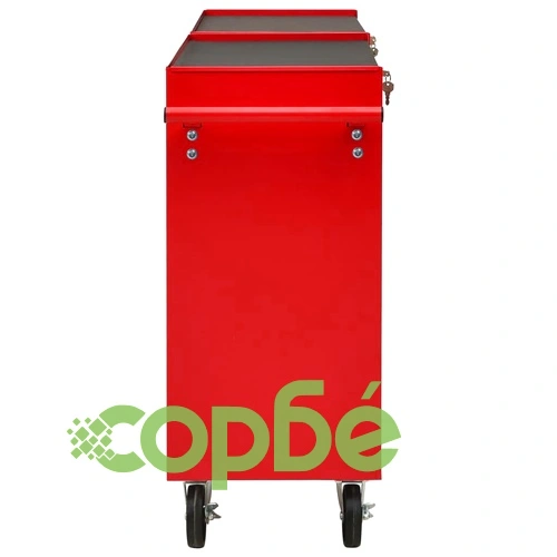 Количка за инструменти с 10 чекмеджета, стомана, червена ➤ топ цена ➤ sorbe.bg