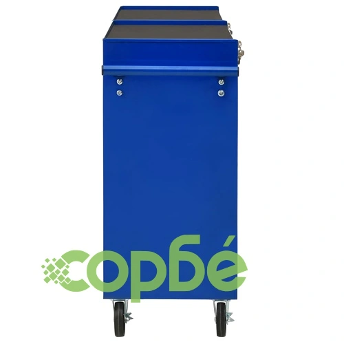 Количка за инструменти с 10 чекмеджета, стомана, синя ➤ топ цена ➤ sorbe.bg