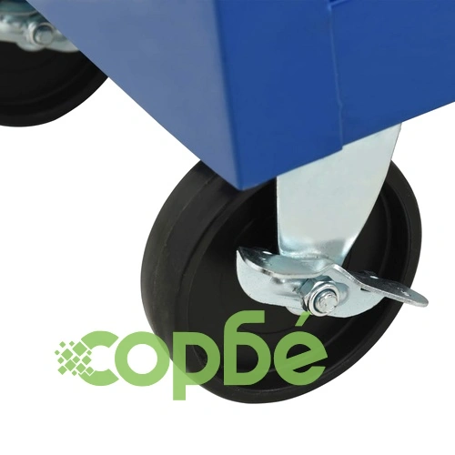 Количка за инструменти с 14 чекмеджета, стомана, синя ➤ топ цена ➤ sorbe.bg