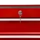 Количка за инструменти с 15 чекмеджета, стомана, червена