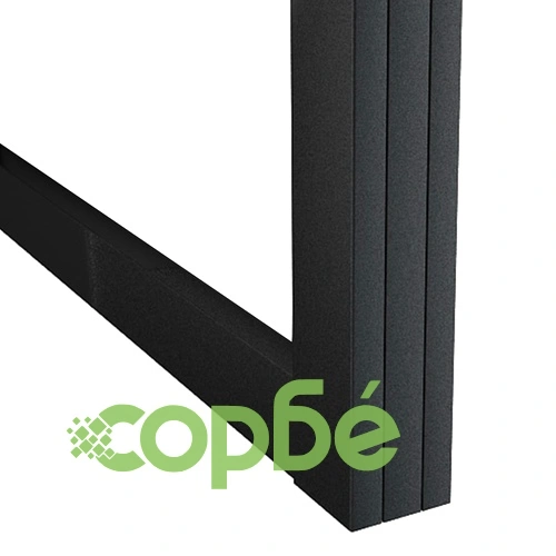 Плъзгаща врата, алуминий и ESG стъкло с хардуер, 90x205 см ➤ топ цена ➤ sorbe.bg