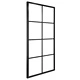Плъзгаща врата, алуминий и ESG стъкло с хардуер, 90x205 см