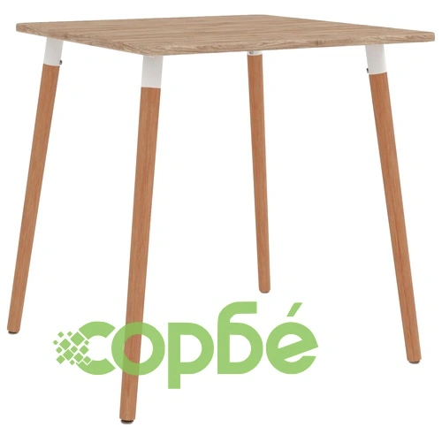 Комплект за хранене от 5 части, 80x80 см, черно и бяло ➤ топ цена ➤ sorbe.bg