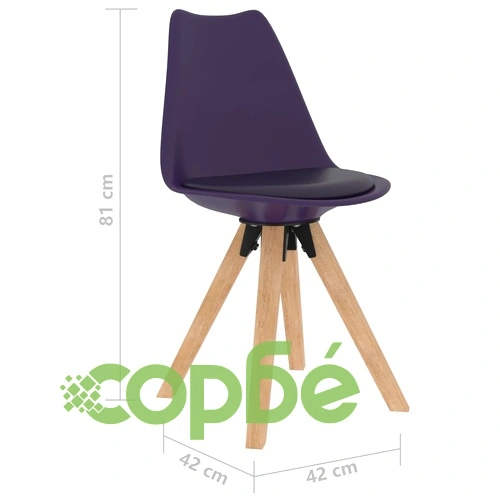 Трапезен комплект от 5 части, лилав ➤ топ цена ➤ sorbe.bg