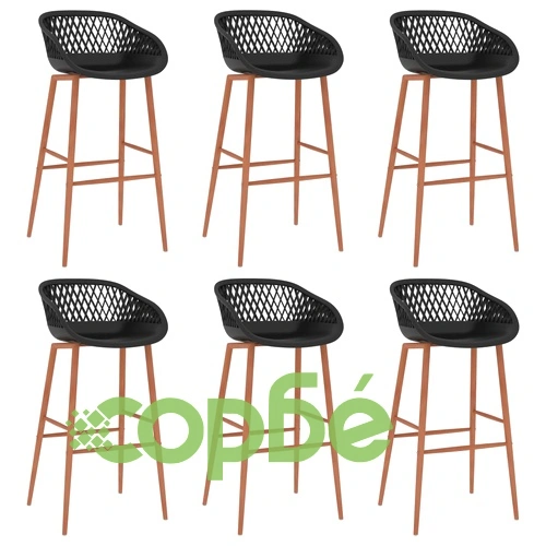 Бар комплект от 7 части, черен ➤ топ цена ➤ sorbe.bg