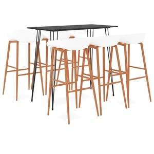 Бар комплект от 7 части, черно и бяло