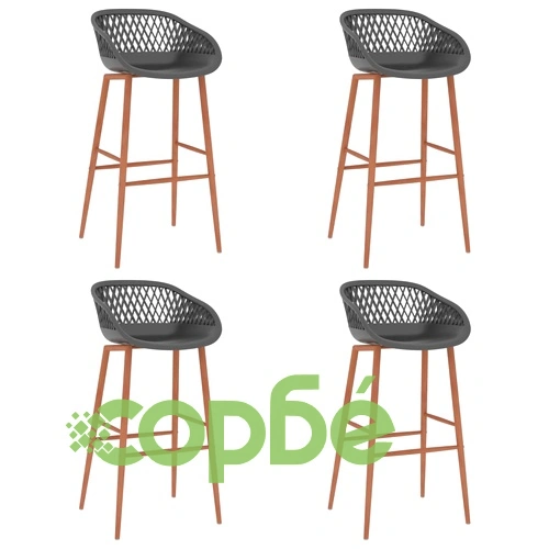 Бар комплект от 5 части, черно и сиво ➤ топ цена ➤ sorbe.bg