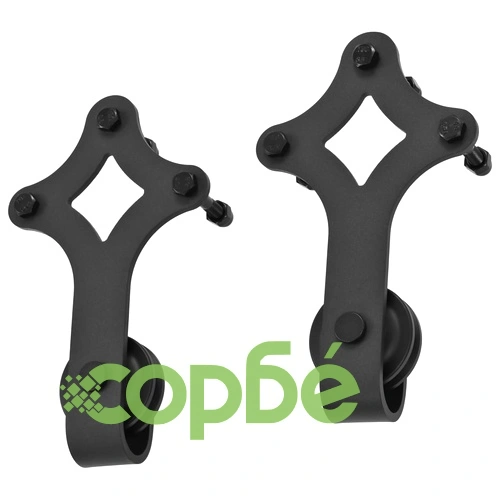 Плъзгаща врата с монтажни части, 100x210 см, борово дърво масив ➤ топ цена ➤ sorbe.bg