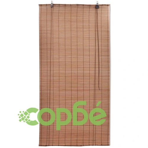 Бамбукови ролетни щори 2 бр 150x220 см кафяви ➤ топ цена ➤ sorbe.bg