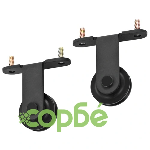 Плъзгаща врата с монтажни части, 80x210 см, борово дърво масив ➤ топ цена ➤ sorbe.bg