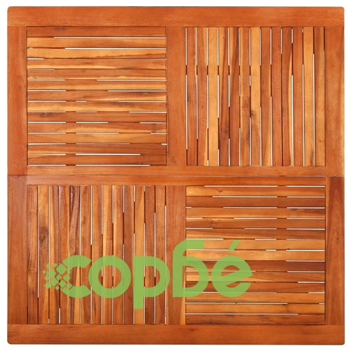 Градински комплект за хранене, 5 части, 120x120 см, масивна акациева дървесина ➤ топ цена ➤ sorbe.bg