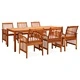 3058090  7 Piece Garden Dining Set with Cushions Solid Acacia Wood (45963+2x312129)