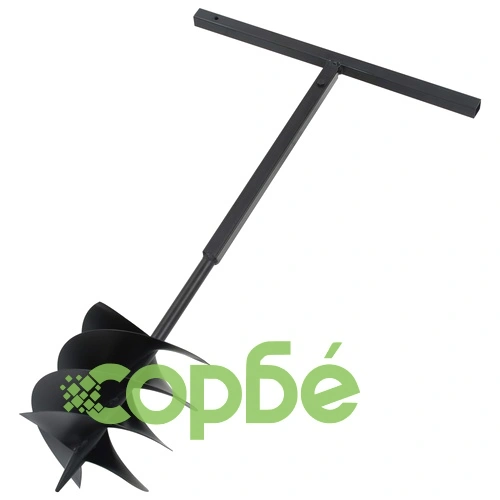 Градински свредел с дръжка, 250 мм, с удължител 8 м, стомана ➤ топ цена ➤ sorbe.bg