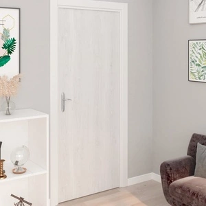 Самозалепващо фолио за врати, 4 бр, бяло дърво, 210x90 см, PVC