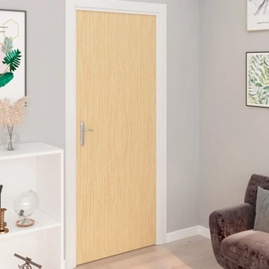 Самозалепващо фолио за врати, 4 бр, японски дъб, 210x90 см, PVC