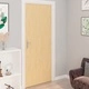 Самозалепващо фолио за врати, 4 бр, японски дъб, 210x90 см, PVC