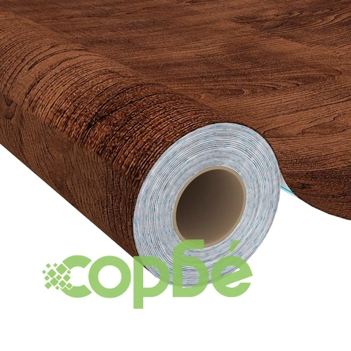 Самозалепващо фолио за мебели 2 бр тъмен дъб 500х90 см PVC ➤ топ цена ➤ sorbe.bg