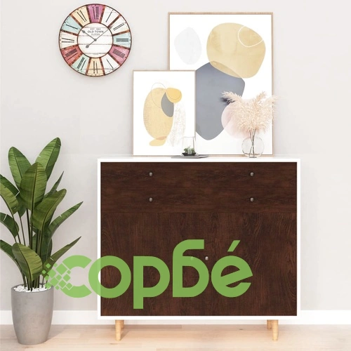 Самозалепващо фолио за мебели 2 бр тъмен дъб 500х90 см PVC ➤ топ цена ➤ sorbe.bg