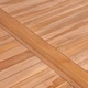 Градински комплект за хранене, 7 части, 150x90 см, масивно тиково дърво