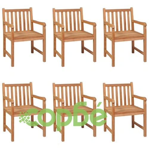 Градински комплект за хранене, 7 части, 160x80 см, масивно тиково дърво ➤ топ цена ➤ sorbe.bg