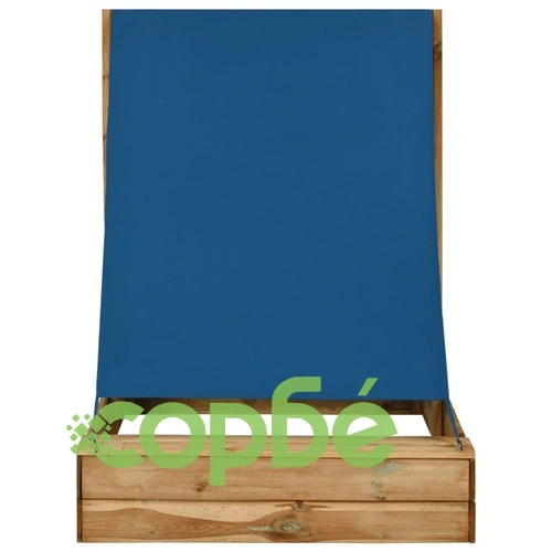 Пясъчник с покрив, 160x100x133 см, импрегнирано борово дърво ➤ топ цена ➤ sorbe.bg