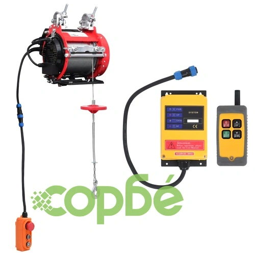 Електрически подемник за скеле 500 кг с дистанционно управление ➤ топ цена ➤ sorbe.bg