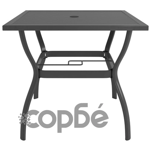 Градински трапезен комплект от 5 части, Textilene и стомана ➤ топ цена ➤ sorbe.bg