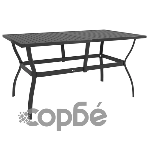 Градински трапезен комплект от 7 части, Textilene и стомана ➤ топ цена ➤ sorbe.bg