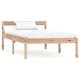 Рамка за легло с 2 чекмеджета, бор масив, 100x200 см