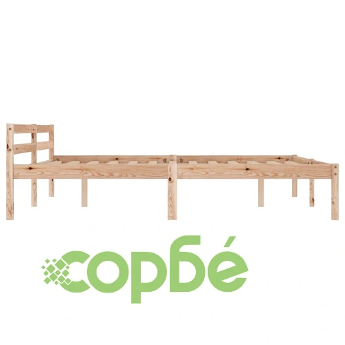 Рамка за легло с 2 чекмеджета, бор масив, 160х200 см ➤ топ цена ➤ sorbe.bg