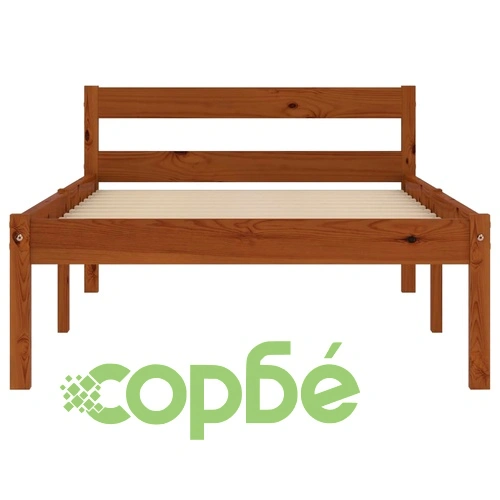 Рамка за легло с 2 чекмеджета меденокафява бор масив 90x200 см ➤ топ цена ➤ sorbe.bg