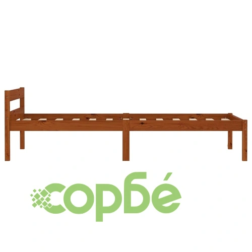 Рамка за легло с 2 чекмеджета меденокафява бор масив 90x200 см ➤ топ цена ➤ sorbe.bg