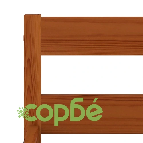 Рамка за легло с 2 чекмеджета меденокафява бор масив 90x200 см ➤ топ цена ➤ sorbe.bg