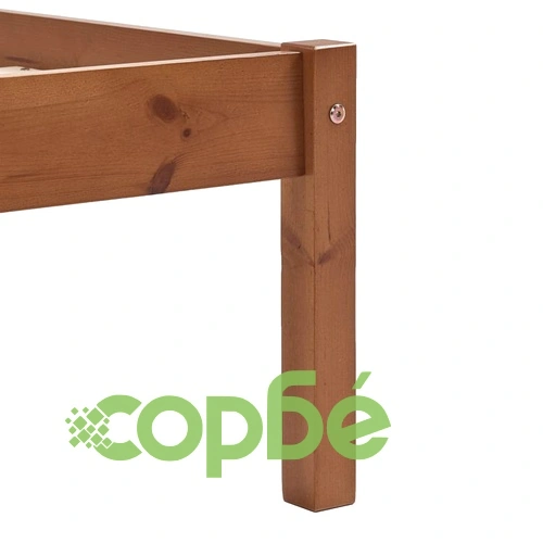 Рамка за легло с 2 чекмеджета меденокафява бор масив 90x200 см ➤ топ цена ➤ sorbe.bg