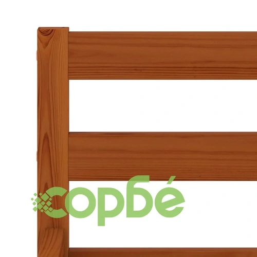 Рамка за легло с 2 чекмеджета меденокафява бор масив 140x200 см ➤ топ цена ➤ sorbe.bg