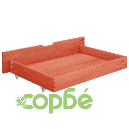 Рамка за легло с 2 чекмеджета меденокафява бор масив 180x200 см ➤ топ цена ➤ sorbe.bg