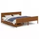 Рамка за легло с 2 чекмеджета меденокафява бор масив 180x200 см